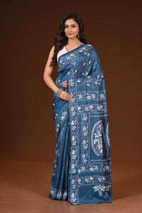 BLENDED SILK KANTHA SAREE