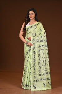 BLENDED SILK KANTHA SAREE
