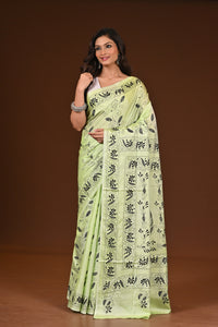 BLENDED SILK KANTHA SAREE