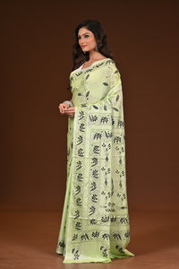 BLENDED SILK KANTHA SAREE