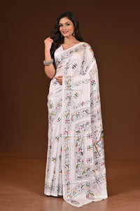 BLENDED SILK KANTHA SAREE