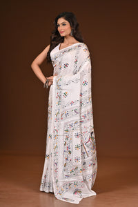 BLENDED SILK KANTHA SAREE