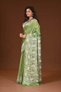 BLENDED SILK KANTHA SAREE