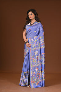 BLENDED SILK KANTHA SAREE