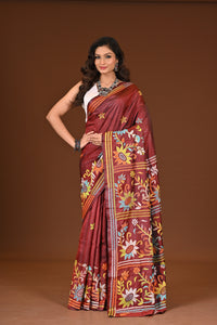 BLENDED SILK KANTHA SAREE