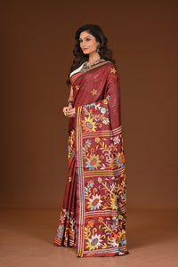 BLENDED SILK KANTHA SAREE