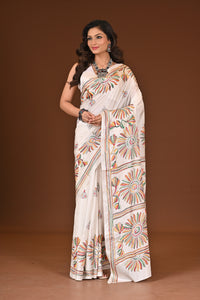 BLENDED SILK KANTHA SAREE