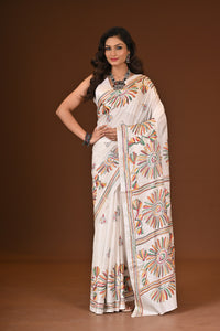 BLENDED SILK KANTHA SAREE