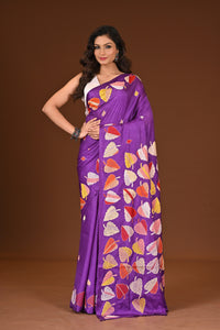 BLENDED SILK KANTHA SAREE
