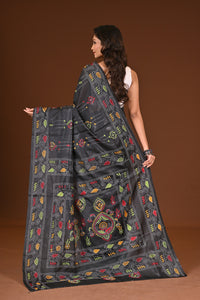 BLENDED SILK KANTHA SAREE