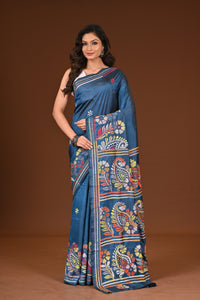 BLENDED SILK KANTHA SAREE