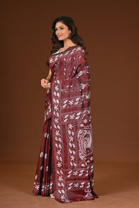 BLENDED SILK KANTHA SAREE