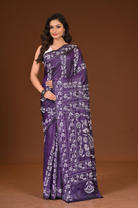 BLENDED SILK KANTHA SAREE