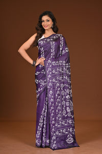 BLENDED SILK KANTHA SAREE