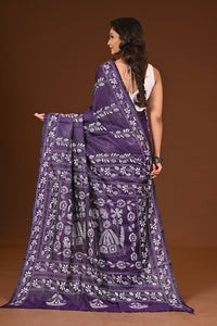 BLENDED SILK KANTHA SAREE