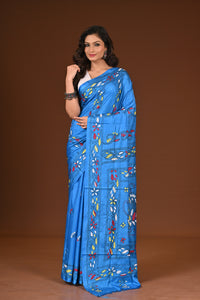 BLENDED SILK KANTHA SAREE