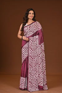 BLENDED SILK KANTHA SAREE