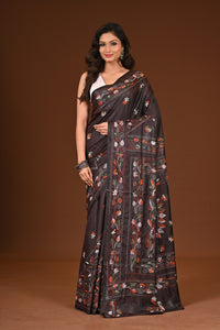 BLENDED SILK KANTHA SAREE
