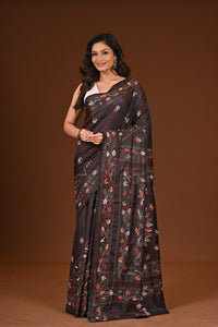 BLENDED SILK KANTHA SAREE