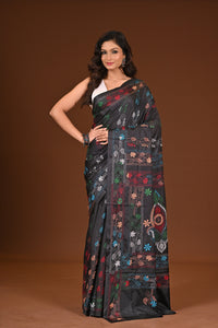 BLENDED SILK KANTHA SAREE