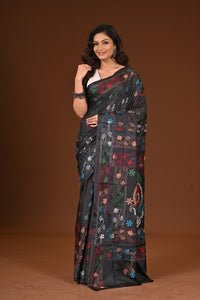 BLENDED SILK KANTHA SAREE