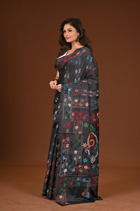 BLENDED SILK KANTHA SAREE