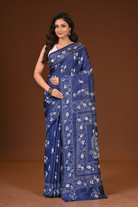 BLENDED SILK KANTHA SAREE