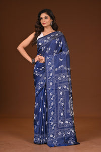 BLENDED SILK KANTHA SAREE