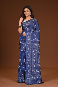 BLENDED SILK KANTHA SAREE