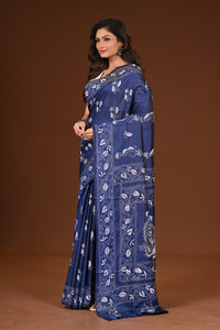 BLENDED SILK KANTHA SAREE