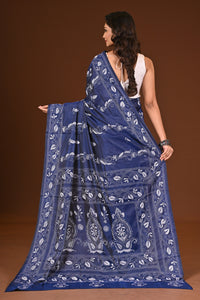 BLENDED SILK KANTHA SAREE