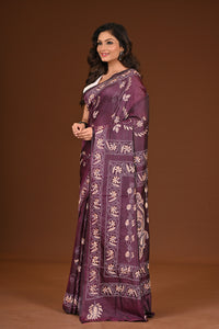 BLENDED SILK KANTHA SAREE