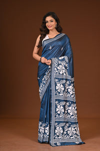 BLENDED SILK KANTHA SAREE