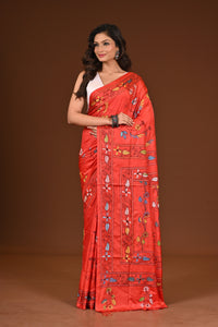 BLENDED SILK KANTHA SAREE