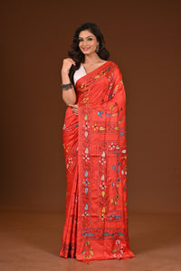 BLENDED SILK KANTHA SAREE