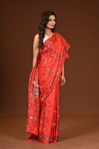 BLENDED SILK KANTHA SAREE