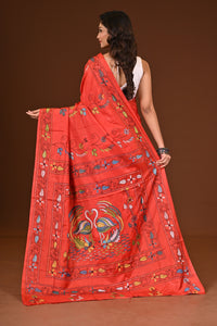 BLENDED SILK KANTHA SAREE