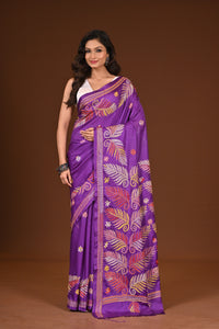 BLENDED SILK KANTHA SAREE