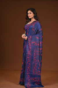 BLENDED SILK KANTHA SAREE