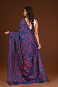 BLENDED SILK KANTHA SAREE