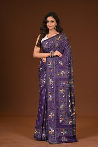 BLENDED SILK KANTHA SAREE