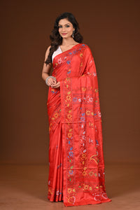 BLENDED SILK KANTHA SAREE