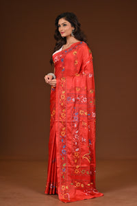 BLENDED SILK KANTHA SAREE