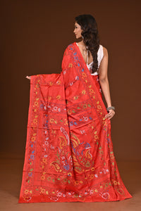 BLENDED SILK KANTHA SAREE