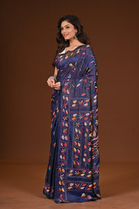 BLENDED SILK KANTHA SAREE