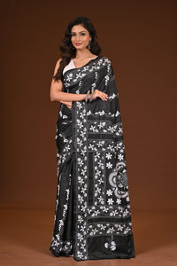 BLENDED SILK KANTHA SAREE