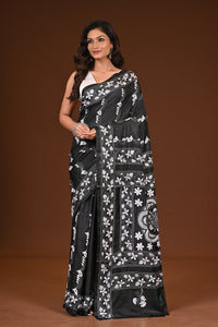 BLENDED SILK KANTHA SAREE