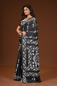 BLENDED SILK KANTHA SAREE