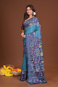 RANGINI BLENDED SILK KANTHA SAREE