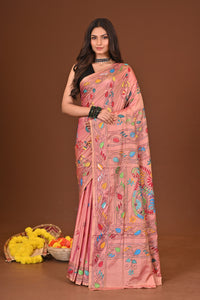 RONGMELA BLENDED SILK KANTHA SAREE
